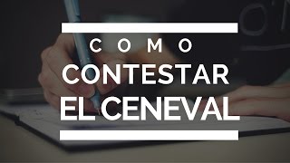 Como Contestar el CENEVAL Curso Online [upl. by Shanta]