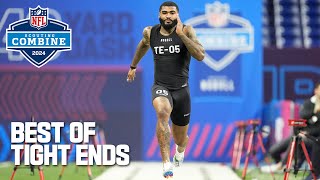 Best Workouts of Tight Ends  2024 NFL Scouting Combine [upl. by Rochella]