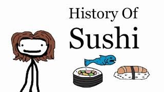 A Brief History of Sushi  Food Fridays [upl. by Merci]