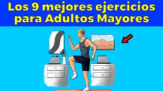 Los 9 mejores EJERCICIOS para MAYORES DE 65 AÑOS fáciles y seguros  para aumentar fuerza [upl. by Ahsahtan584]