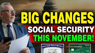 Social Security Changes in Nov  Dec Discover the 3 Major Updates Just Announced for Beneficiaries [upl. by Eille]