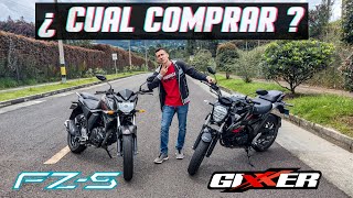 🚨 COMPARATIVA entre la SUZUKI GIXXER 150 ABS Y FI vs YAMAHA FZ20  Cual sera la mejor OPCION [upl. by Lucienne55]