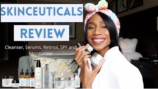 SkinCeuticals Review Phloretin CF Triple Lipid 03 Retinol Tinted SPF and More  Regina Ramos [upl. by Balfour]