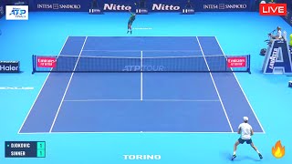 DJOKOVIC vs SINNER  ATP Finals 2023 Final  LIVE Tennis PlaybyPlay Stream [upl. by Vladamar839]