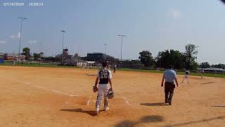 71424 Pennsauken Indians vs Center Court Baseball [upl. by Berky]