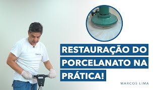 Como restaurar o porcelanato  Quick Clean [upl. by Irtak]