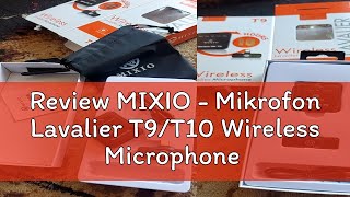 Review MIXIO  Mikrofon Lavalier T9T10 Wireless Microphone Professional HP [upl. by Nils]