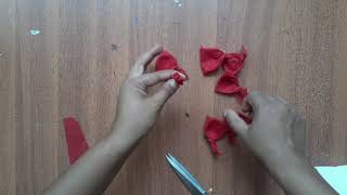 Waste cloth craft ideaswaste cloth home decor diy rose flower makinghandmade craft [upl. by Borchert]