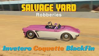 Invetero Coquette BlackFin  Salvage Yard Robberies Chop Shop amp Final Mission  GTA5 online [upl. by Sidoeht]