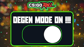 DEGEN MODE ON   day73  CSGOROLL LVL 100 OPENING [upl. by Ahsaya391]