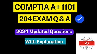 CompTIA A 1101 Exam Questions 2024  Pass CompTIA A Core 1 in 2 HR [upl. by Nyleahs84]