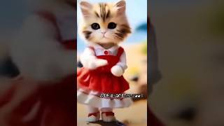 cats dance 🤔❤️comedy cat catvideos trending funny catdance shorts [upl. by Shanks]