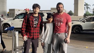 Sohail Khan With Family Spotted At Airport [upl. by Schonfield]