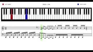 Also Sprach Zarathustra  Intro Easy Piano Version by Strauss Richard [upl. by Jestude798]