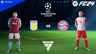 FC 24 PS4  Aston Villa vs FC Bayern München  UEFA Champions League 2425 [upl. by Audy]