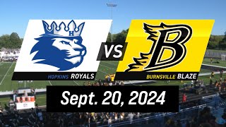 Burnsville Homecoming Football vs Hopkins  Sept 20 2024 [upl. by Orvie]