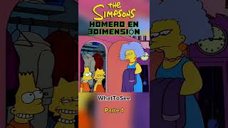 Homero En 3Dimensión Los Simpsons  Parte 1 [upl. by Stroup]