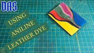 Aniline Leather Dye  Adventures in Bookbinding [upl. by Rubi]