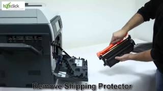 HP Color Laser Jet CM 4540 MFP Toner Cartridge Replacement  user guide CE264X CF03123 [upl. by Morlee]