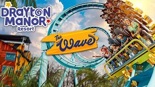 Drayton Manor NEW For 2024 The Wave  Reimagined Shockwave With Lapbars [upl. by Gilman]