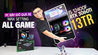 PC GAMING 13 TRIỆU DÙNG CARD RTX 3060TI  VÔ ĐỊCH TẦM GIÁ [upl. by Nowyt]