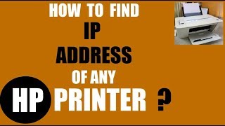 How to Find the IP Address of Any HP printer [upl. by Dogs127]