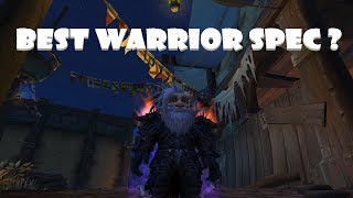 Best warrior spec in bfa [upl. by Harvard]