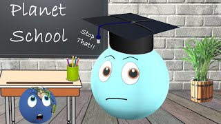 Planet School  Space Learning  Planets for Kids  Our Solar System [upl. by Nylak937]