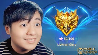 MYTHICAL GLORY NA AKO  MOBILE LEGENDS [upl. by Aihtyc]