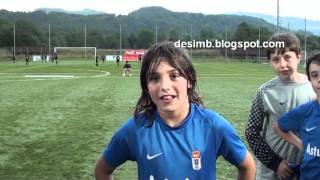 Entrevista a Santi Miguélez jugador del Real Oviedo 2012 07 01 [upl. by Eelarak]