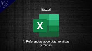 Referencias relativas absolutas y mixtas en Excel [upl. by Mccready320]