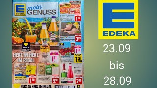 EDEKA Prospekt Rabatt Gültig von 2309 bis 2809werbungprospekt RabattangebotesparenEDEKA [upl. by Rika]