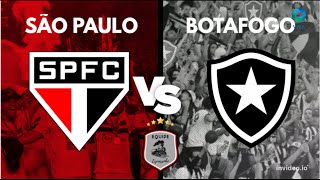 SÃO PAULO X BOTAFOGORJ  TAÇA LIBERTADORES 2024  AO VIVO COM IMAGENS [upl. by Eulau]