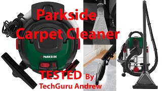 Parkside Carpet Cleaner PWS 20 D3 [upl. by Arezzini]