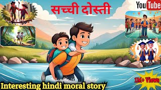 Sachi DostiITrue friendship moral story story hindistories moralstories trending viralvideo yt [upl. by Rehpotsirhcnhoj]