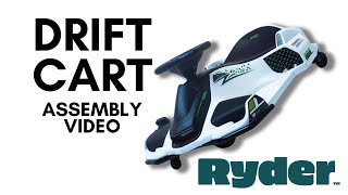 Drifting Go Kart How To Assembly Video For Ryder Toys Crazy Cart 24V Drifting Gokart for kids [upl. by Akinajnat]