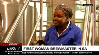 Aphiwe NxusaniMawela is the 1st female brew master in South Africa [upl. by Eceertal28]