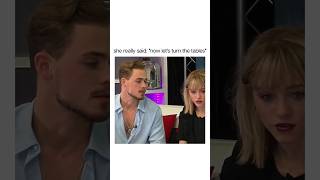 Dacre Montgomery staring at Natalia Dyer shorts shortvideo celebrity viral strangerthings fyp [upl. by Imorej]