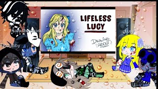 Los Creepypastas reaccionando a la historia de Lifeless LucySombra y Mangle studio [upl. by Azeret510]