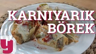 Karnıyarık Börek Tarifi Dışı Seni İçi Beni  Yemekcom [upl. by Aztiraj]