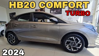 NOVO HB20 COMFORT TGDI 2024  SERÁ QUE É MELHOR QUE ONIX TURBO [upl. by Ayatahs874]