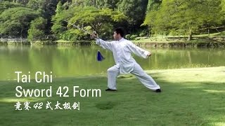 Tai Chi Sword 42 Form 竞赛42式太极剑 [upl. by Shakti132]