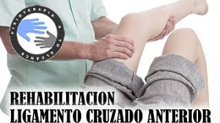 Rehabilitacion del ligamento cruzado anterior o LCA Fase 1 ejercicios y tratamiento [upl. by Cecelia94]