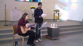 Sonja und Tshanda Sangwa singen im Gottesdienst in Gümligen [upl. by Starinsky]