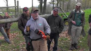 Wellscroft Fence Systems  New Cordless ST400i Stapler from StockAde  Deer Fence [upl. by Curnin]