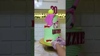 failed fondant details troubleshooting cake cakedesign tenniscake viralshort viralvideo viral [upl. by Aikem]