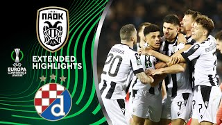 PAOK FC vs Dinamo Zagreb Extended Highlights  UECL Round of 16 2nd Leg  CBS Sports [upl. by Chloras218]