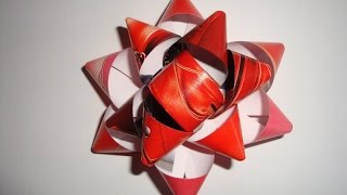 Tutorial Fiocco per pacco regalo Natale compleanno e per ogni occasione [upl. by Adolpho55]