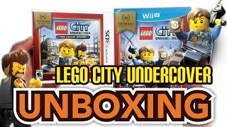 Lego City Undercover Nintendo Selects Wii U  3DS Unboxing [upl. by Aisanat300]