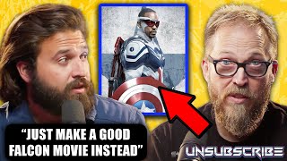 Is Marvel RACIST For Making Falcon Black Captain America ft Nerdrotic  Unsubscribe Podcast Clips [upl. by Templa589]